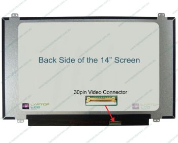 InnoLux N140HCA-EAC Replacement Laptop LCD Screen Panel (IPS) with Brackets