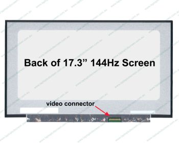 MSI CREATOR 17M A9SE SERIES Replacement Laptop LCD Screen Panel (144Hz)