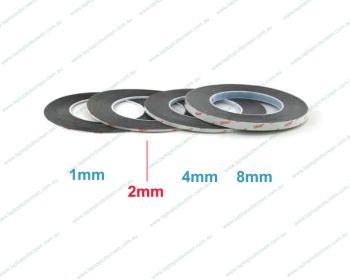 Tesa Tape Custom 2mm Cut Rolls for Repair (Adhesive / Double Sided Tape)