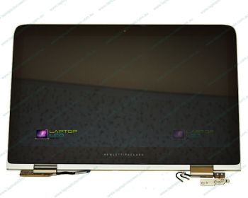 HP SPECTRE X360 Replacement Laptop LCD Touch Screen Assembly - Silver (Hinge-Up) 801496-001