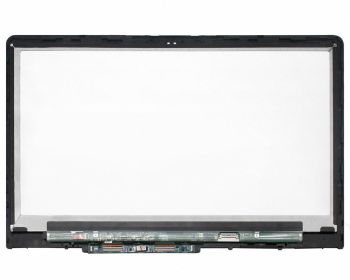 HP Pavilion 15-BR000 Replacement Laptop LCD Screen with Touch Glass Digitizer and Frame / Bezel 925711-001