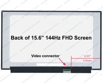 BOE NV156FHM-N4N Replacement Laptop LCD Screen Panel (144Hz)