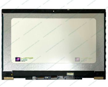 HP ENVY X360 15M-CN Replacement Laptop LCD Screen with Touch Glass Digitizer and Silver Frame / Bezel L20114-001 GENERIC