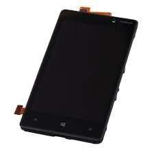 Nokia Lumia 800 Black LCD Screen Assembly with touch