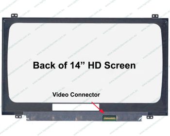 InnoLux N140BGA-EB4 REV.C1 Replacement Laptop LCDC Screen Panel (Top and Bottom Brackets)