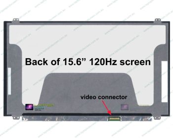 Chi Mei N156HHE-GA1 REV.C3 Replacement Laptop LCD Screen Panel (120Hz)