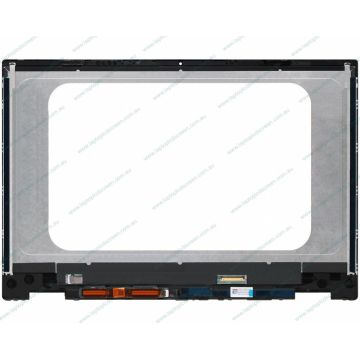 HP Pavilion x360 14-DW1010TU Replacement Laptop LCD Screen with Touch Glass Digitizer and Frame / Bezel