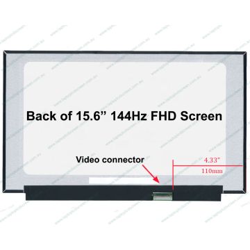 MSI KATANA GF66 12UCOK-827MY Replacement Laptop LCD Screen Panel 144Hz 46%NTSC 64%sRGB