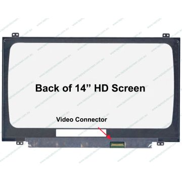 InnoLux N140BGA-EB4 Replacement Laptop LCD Screen Panel (Top and Bottom Brackets)