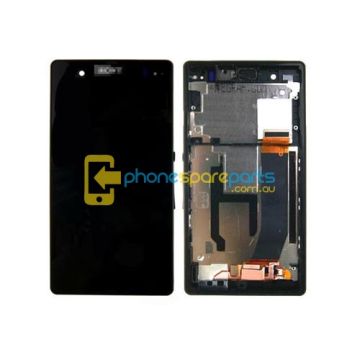 Sony Xperia Z L36h lcd Screen and touch assembly Black